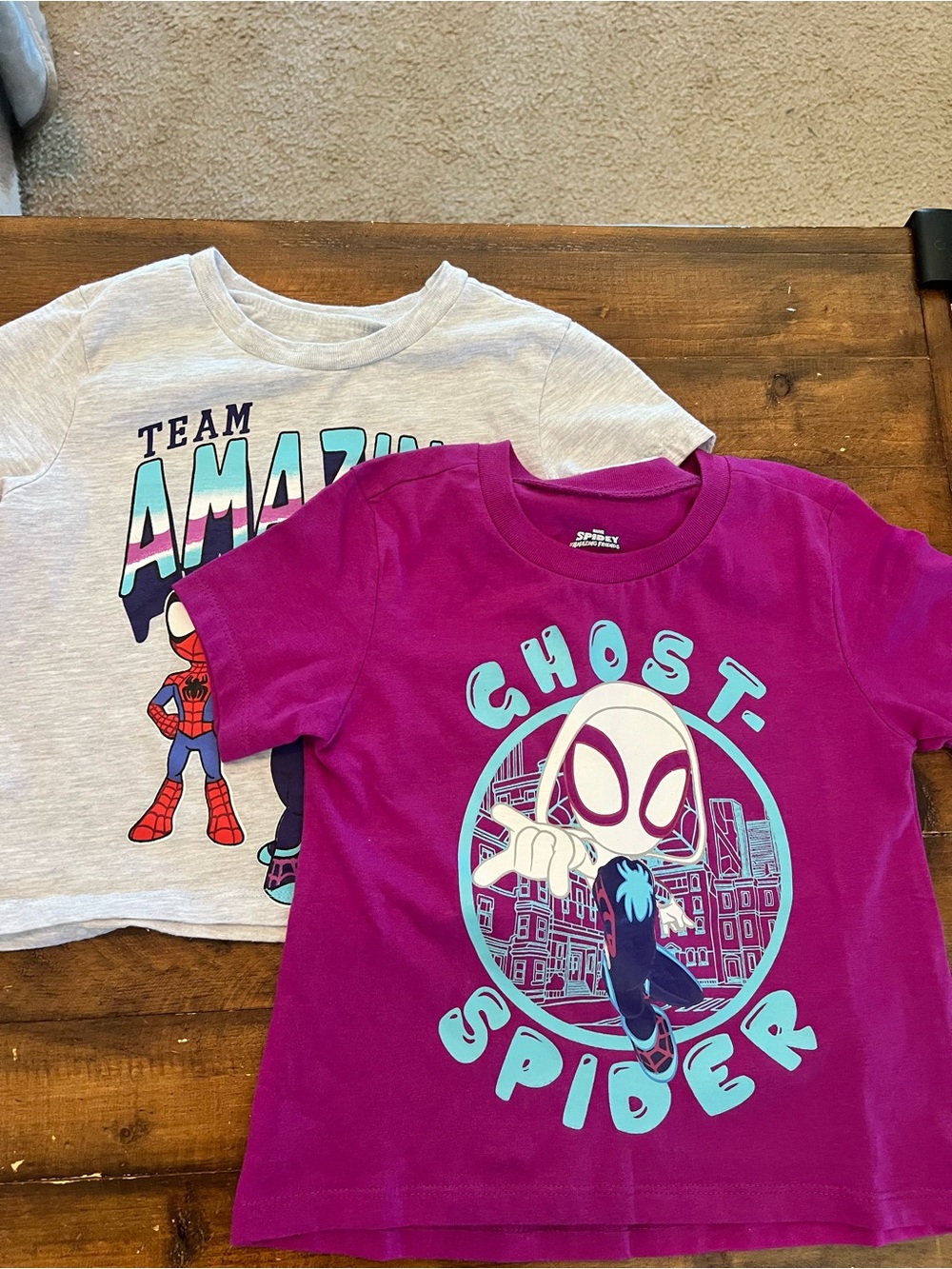 Marvel Ghost-Spider Graphic Tee - Purple & Teal